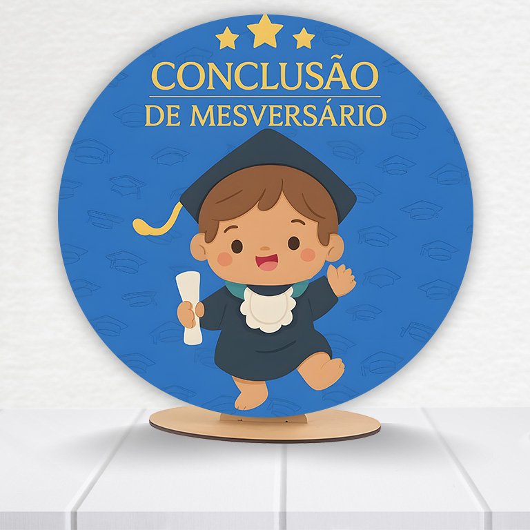 Painel Redondo Mêsversário 50x50cm - Imagem 4