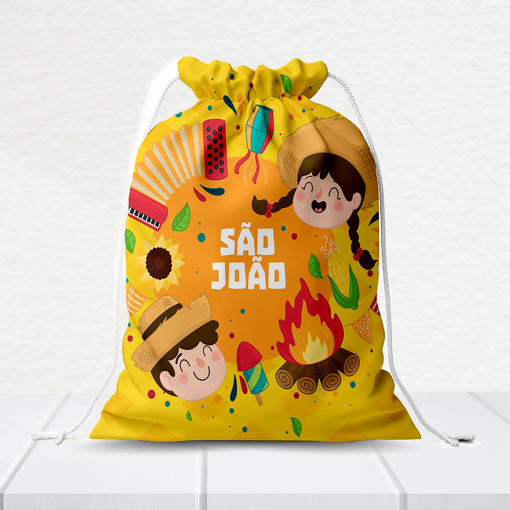 Sacolinha Personalizada São João 20Cm X 15Cm  SACOLI508 - Imagem 4