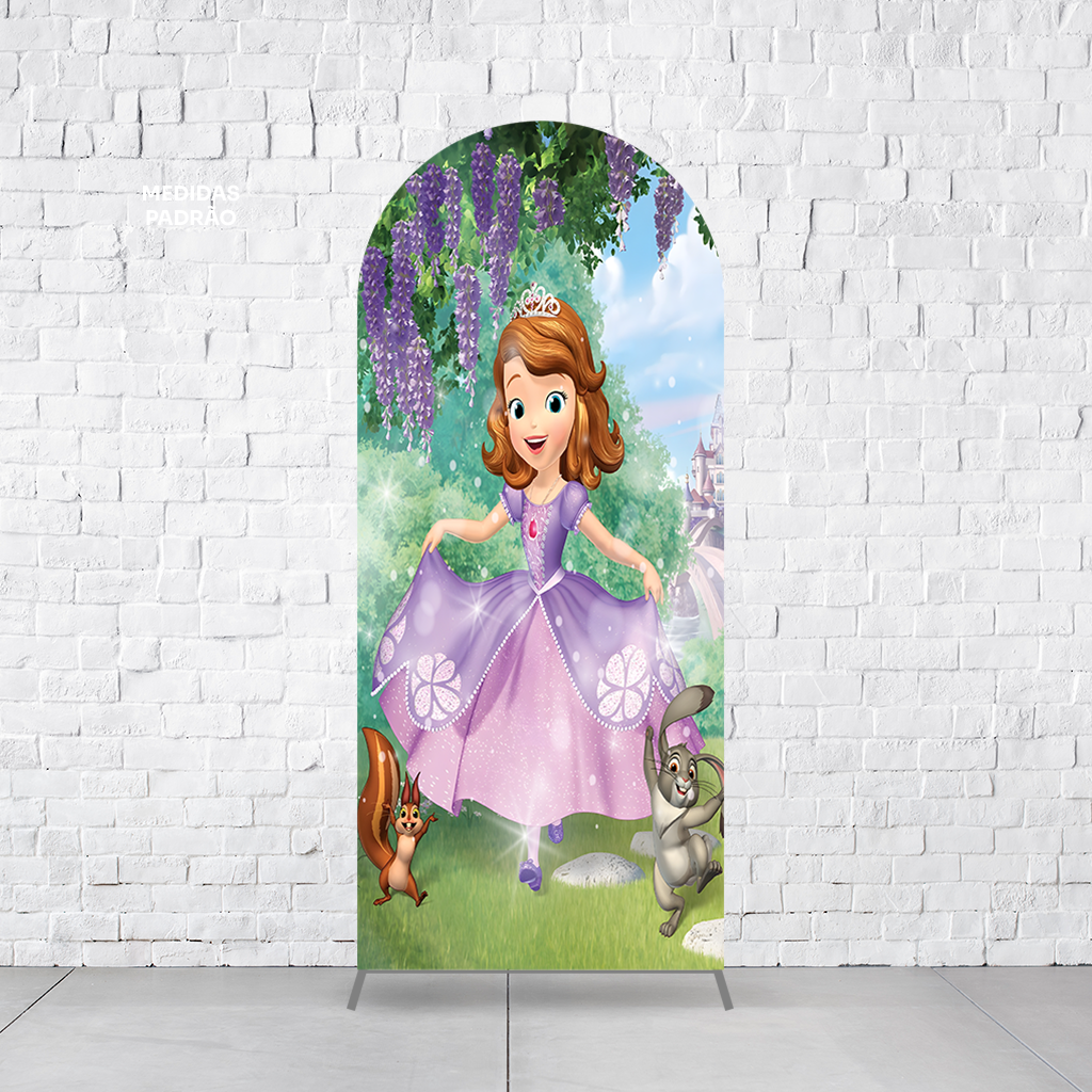 Painel Arco Romano Princesinha Sofía  PAINEL396