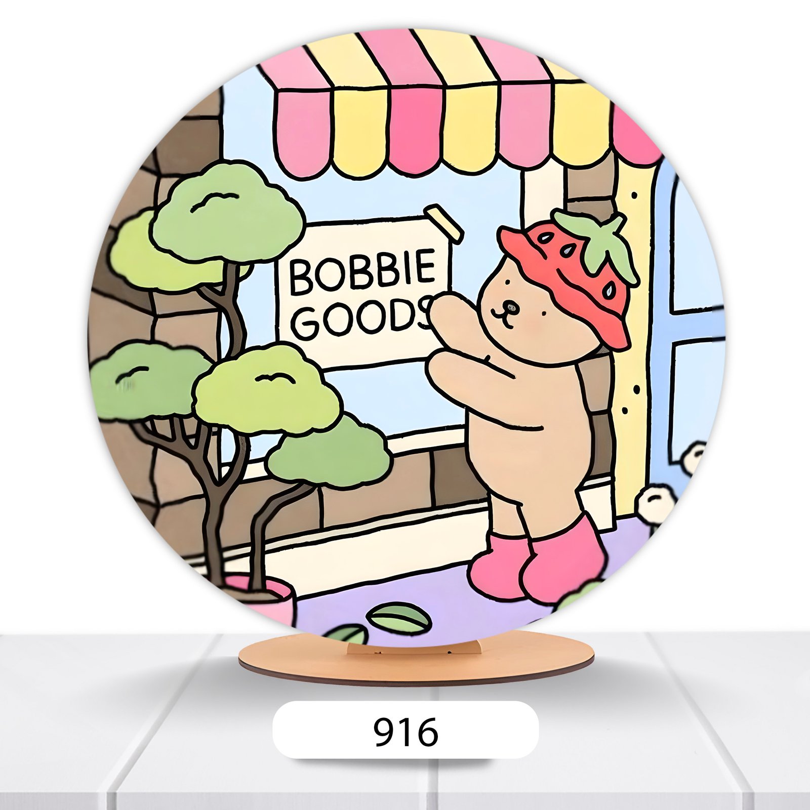 Painel Redondo Bobbie Goods 50x50cm - Imagem 6