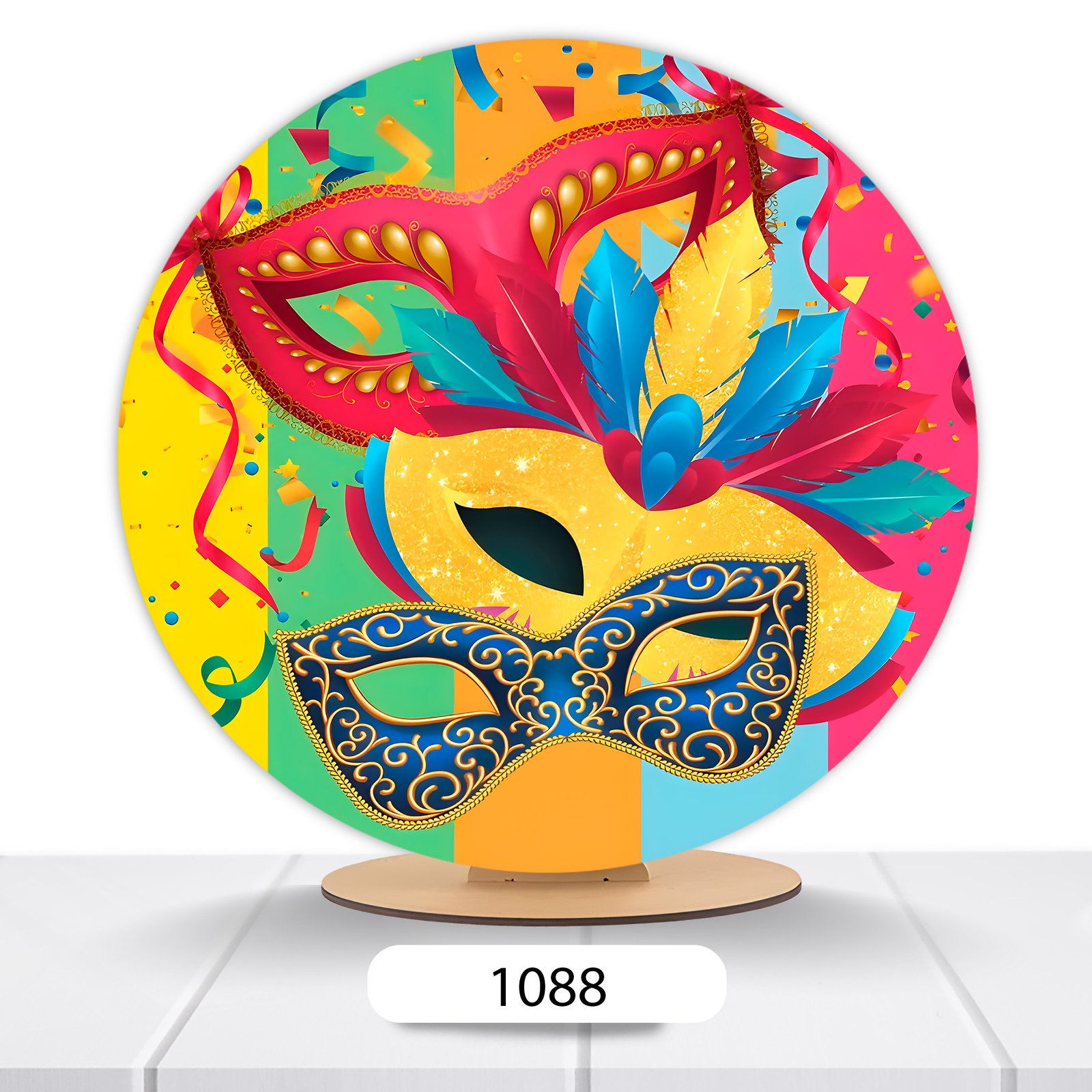 Painel Redondo Carnaval 50x50cm - Imagem 15