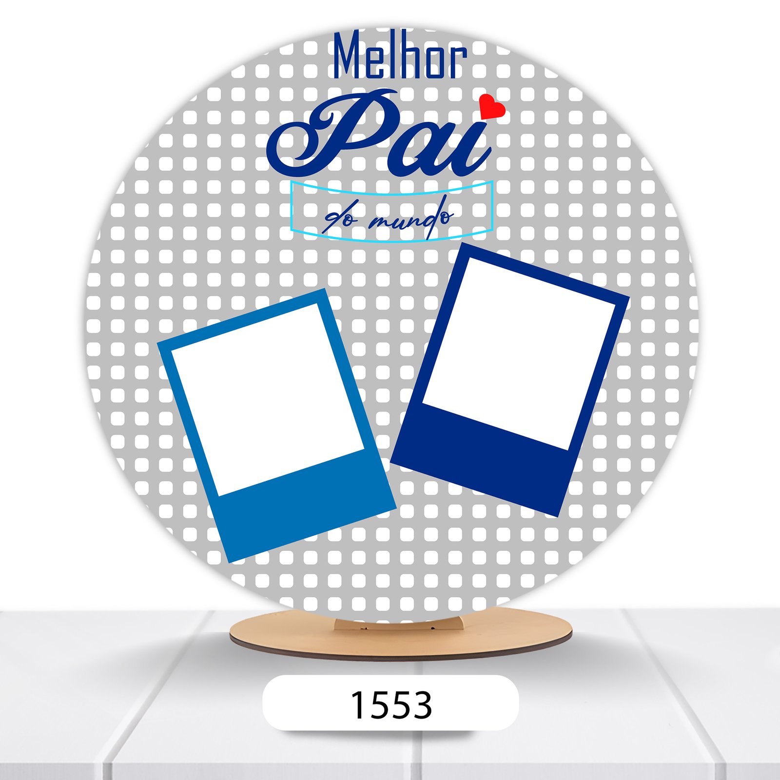 Painel Redondo Dia Dos Pais 50x50cm - Imagem 15