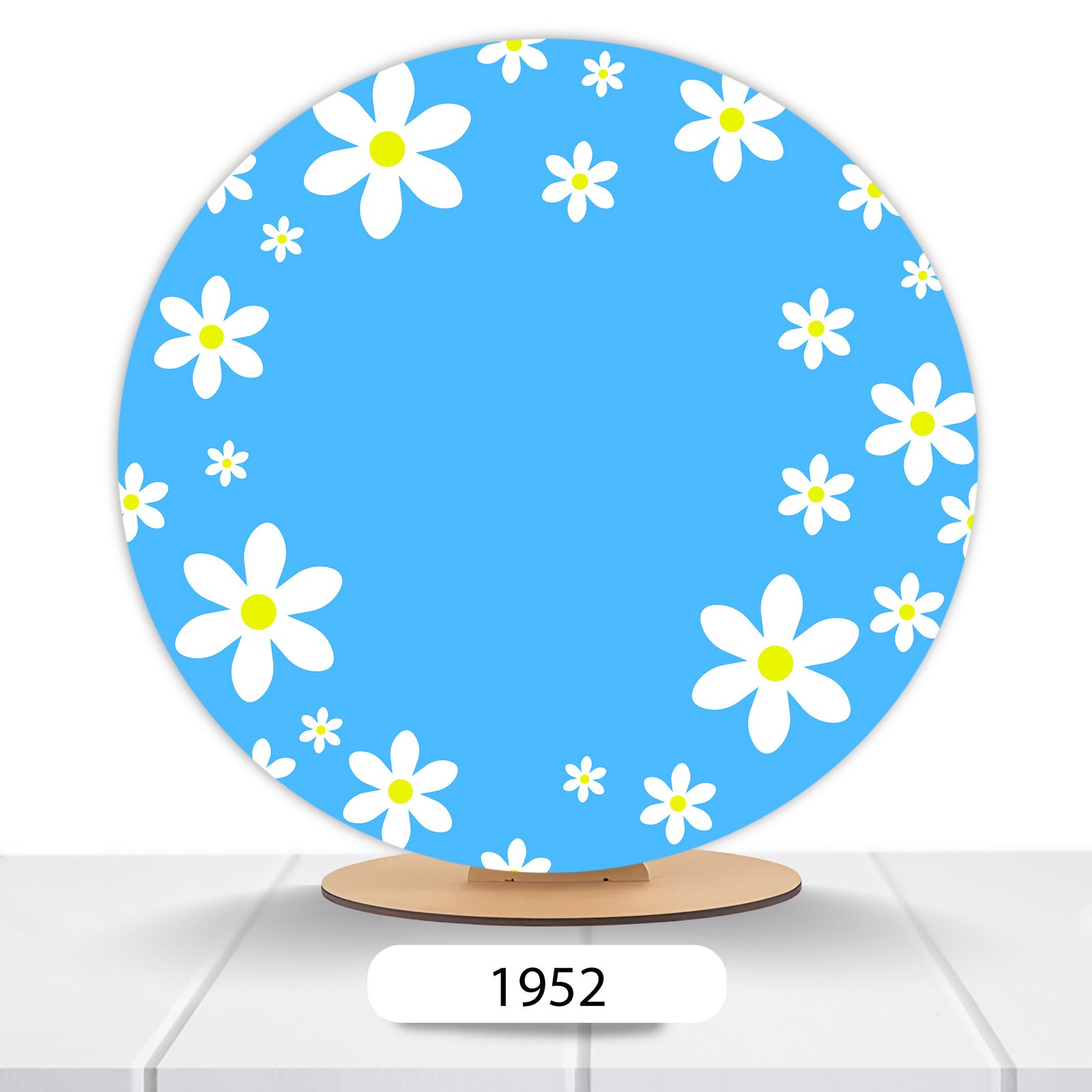 Painel Redondo Flores 50x50cm - Imagem 9