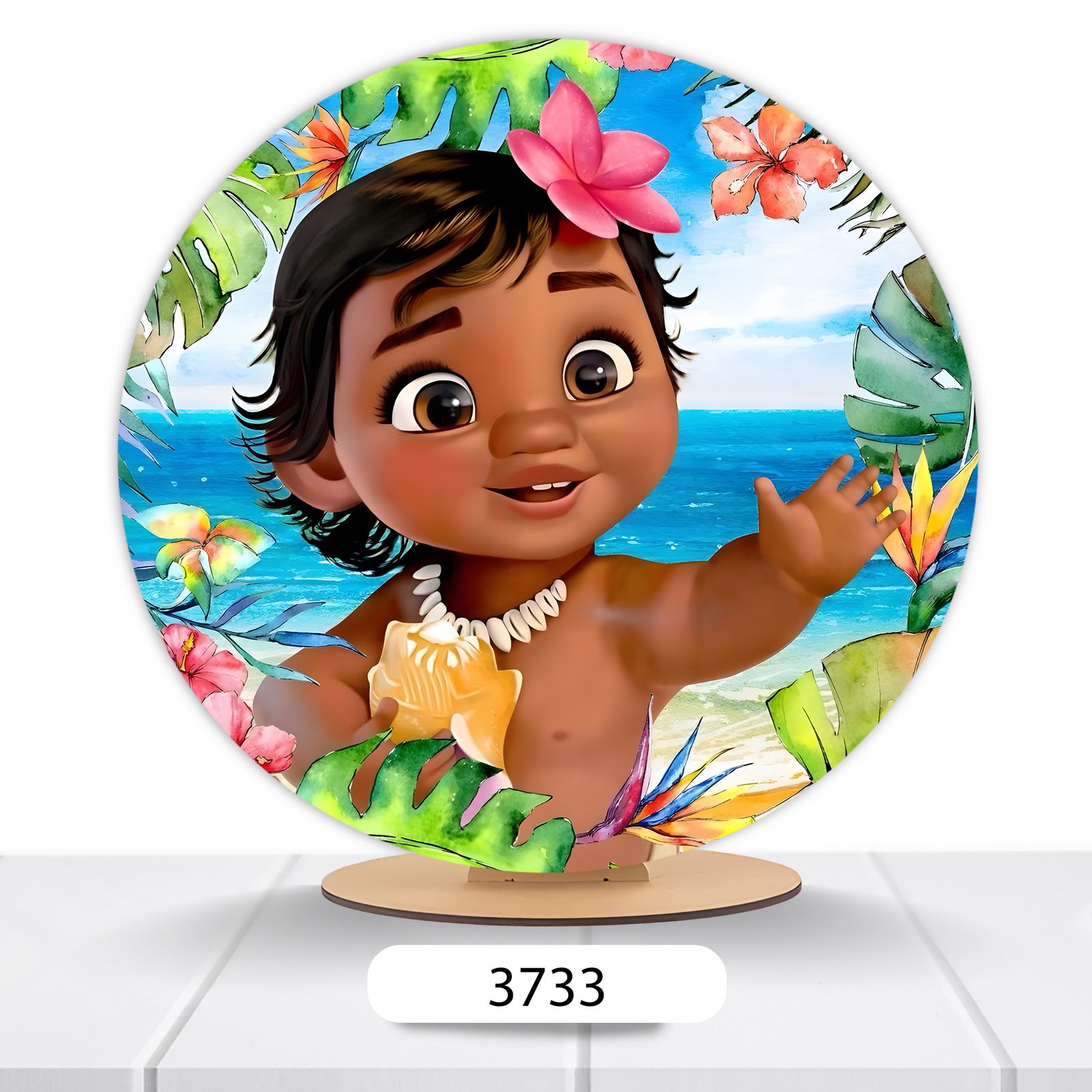 Painel Redondo Moana 50x50cm - Imagem 10